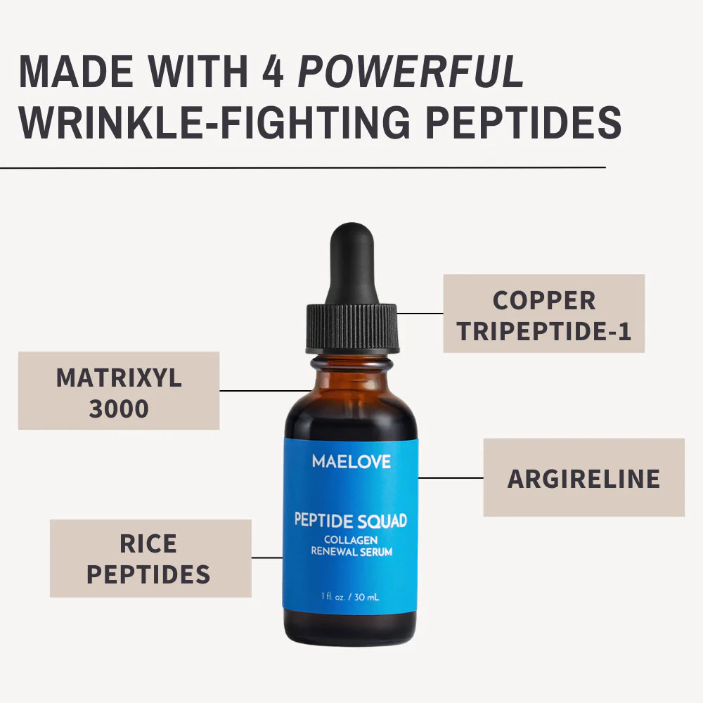 Peptide Squad Collagen Renewal Serum - MAELOVE